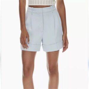 Aritzia Labyrinth shorts in baby blue